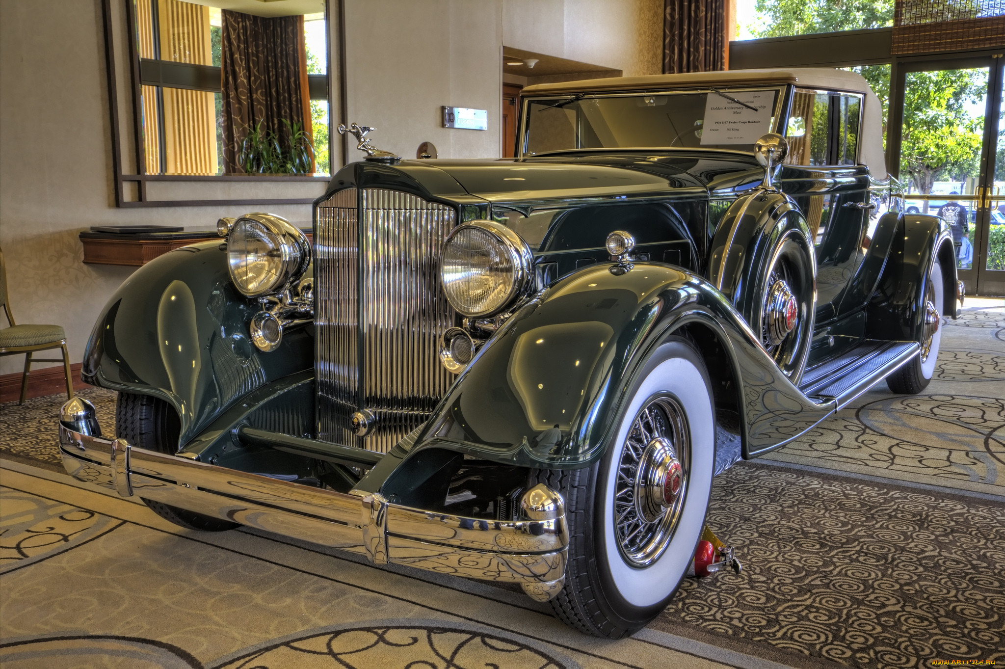 1934 packard twelve 1107 coupe roadster, ,  , , 